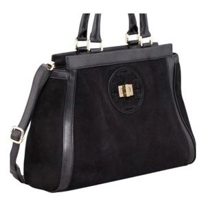 Tory Burch suede handbag